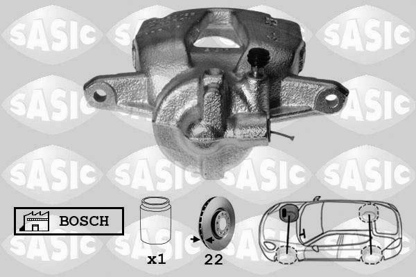 Sasic 6500039 - Тормозной суппорт autospares.lv