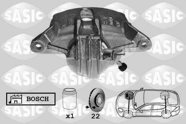 Sasic 6500023 - Тормозной суппорт autospares.lv