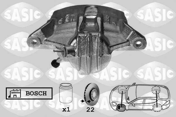 Sasic 6500022 - Тормозной суппорт autospares.lv