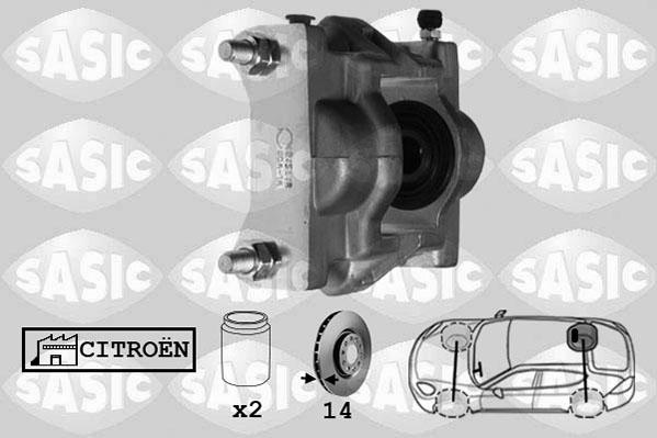 Sasic 6500073 - Тормозной суппорт autospares.lv