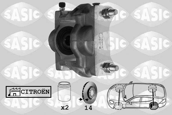 Sasic 6500072 - Тормозной суппорт autospares.lv