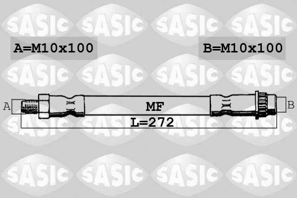 Sasic 6604014 - Тормозной шланг autospares.lv