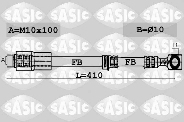 Sasic 6606044 - Тормозной шланг autospares.lv