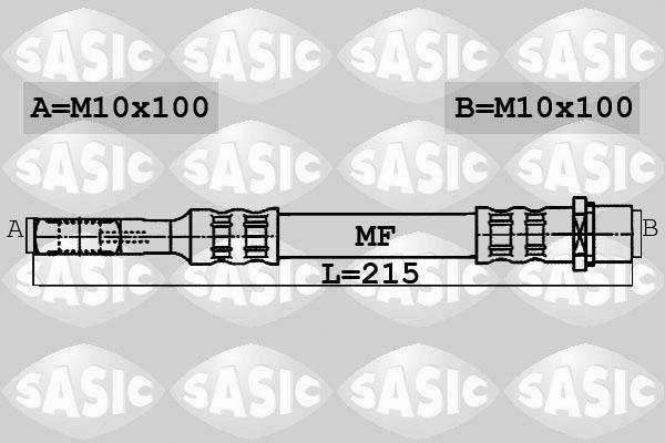 Sasic 6606046 - Тормозной шланг autospares.lv