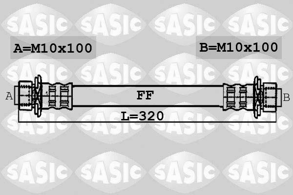 Sasic 6606059 - Тормозной шланг autospares.lv