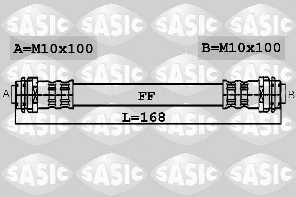 Sasic 6606010 - Тормозной шланг autospares.lv