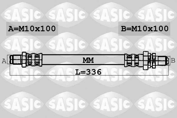 Sasic 6606029 - Тормозной шланг autospares.lv