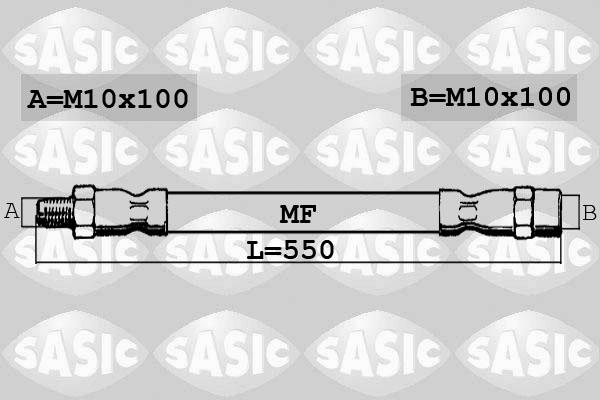 Sasic 6606147 - Тормозной шланг autospares.lv