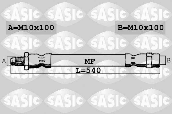 Sasic 6606183 - Тормозной шланг autospares.lv