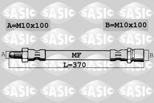 Sasic 6606182 - Тормозной шланг autospares.lv