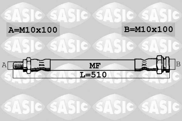 Sasic 6600049 - Тормозной шланг autospares.lv