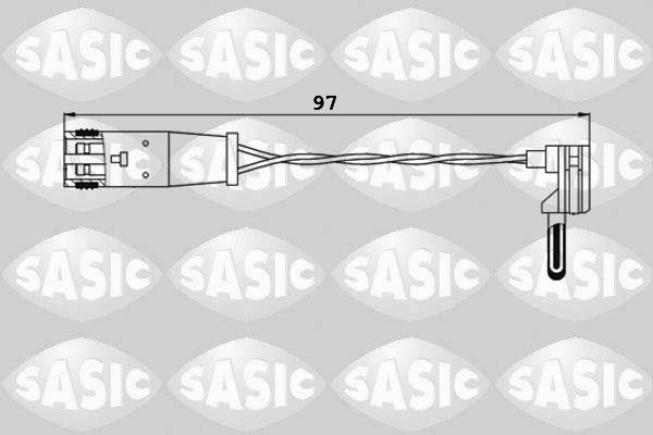 Sasic 6236002 - Сигнализатор, износ тормозных колодок autospares.lv