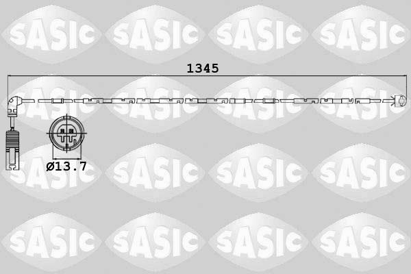 Sasic 6236012 - Сигнализатор, износ тормозных колодок autospares.lv