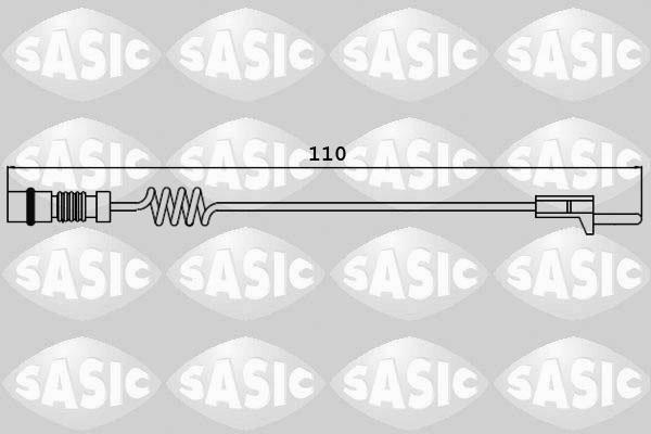 Sasic 6236017 - Сигнализатор, износ тормозных колодок autospares.lv