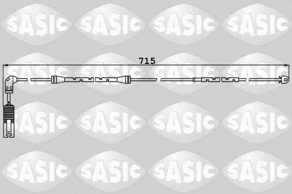 Sasic 6236032 - Сигнализатор, износ тормозных колодок autospares.lv