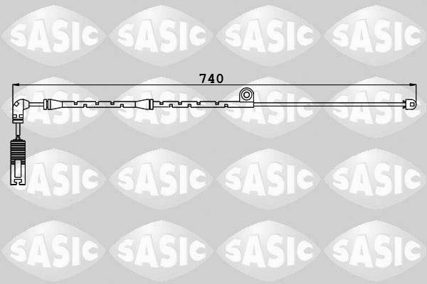 Sasic 6236020 - Сигнализатор, износ тормозных колодок autospares.lv