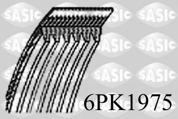 Sasic 6PK1975 - Поликлиновой ремень autospares.lv
