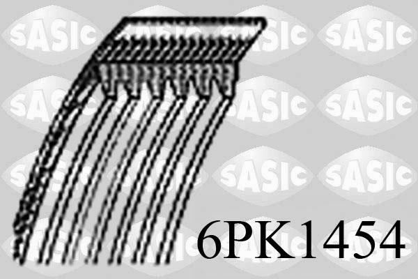 Sasic 6PK1454 - Поликлиновой ремень autospares.lv