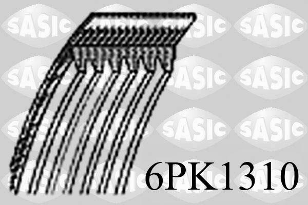 Sasic 6PK1310 - Поликлиновой ремень autospares.lv