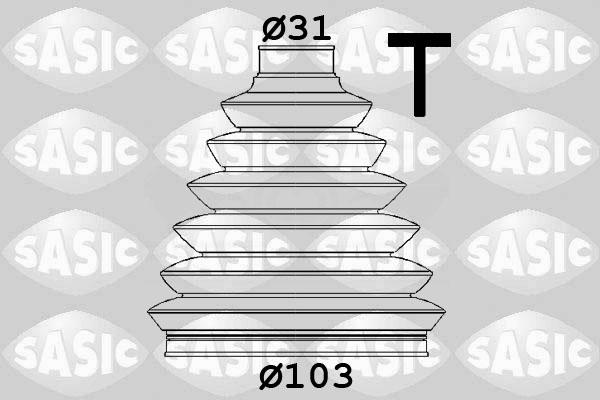 Sasic 1906153 - Пыльник, приводной вал autospares.lv