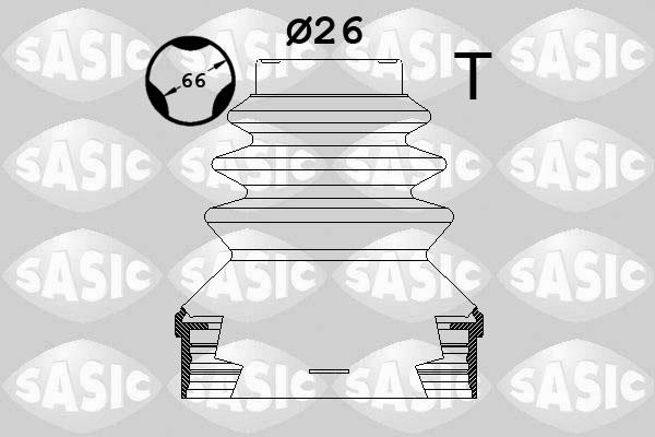 Sasic 1900037 - Пыльник, приводной вал autospares.lv