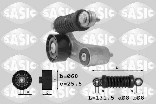 Sasic 1624002 - Натяжитель, поликлиновый ремень autospares.lv