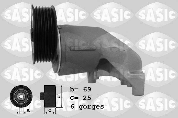 Sasic 1626098 - Натяжитель, поликлиновый ремень autospares.lv