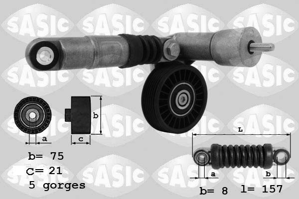 Sasic 1626047 - Натяжитель, поликлиновый ремень autospares.lv