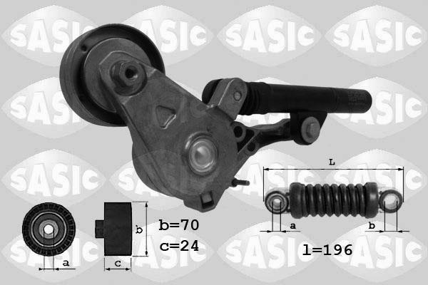 Sasic 1626034 - Натяжитель, поликлиновый ремень autospares.lv