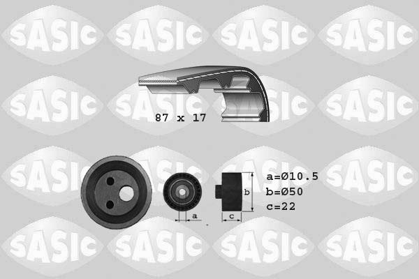 Sasic 1754006 - Комплект зубчатого ремня ГРМ autospares.lv