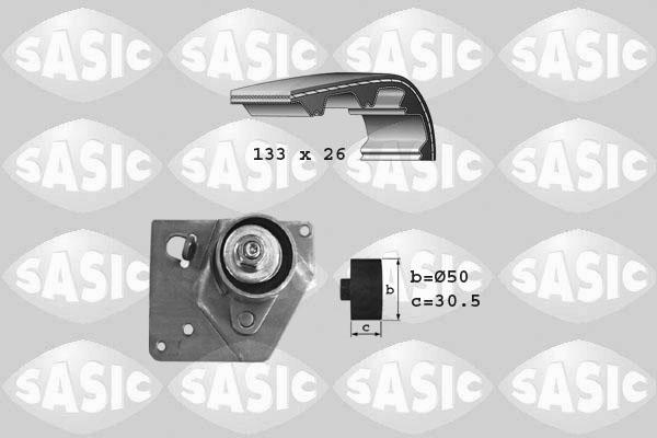 Sasic 1754011 - Комплект зубчатого ремня ГРМ autospares.lv