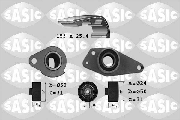 Sasic 1754018 - Комплект зубчатого ремня ГРМ autospares.lv