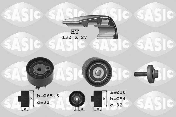 Sasic 1754012 - Комплект зубчатого ремня ГРМ autospares.lv
