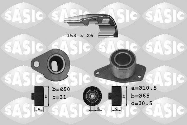 Sasic 1754020 - Комплект зубчатого ремня ГРМ autospares.lv