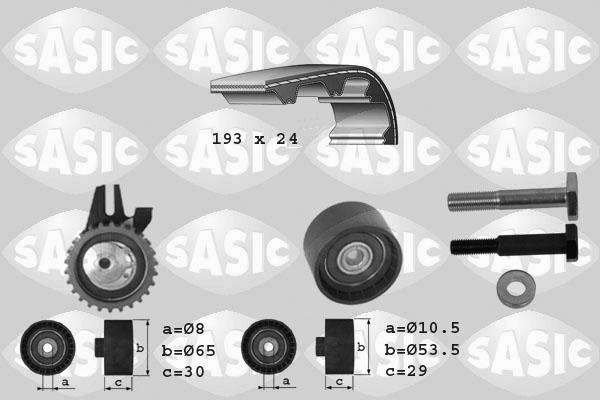 Sasic 1756009 - Комплект зубчатого ремня ГРМ autospares.lv