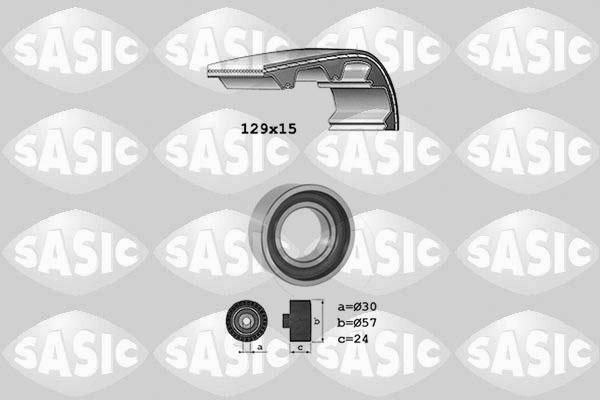 Sasic 1756017 - Комплект зубчатого ремня ГРМ autospares.lv