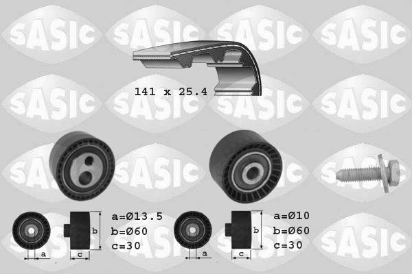 Sasic 1750011 - Комплект зубчатого ремня ГРМ autospares.lv