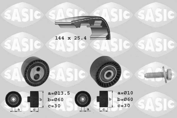 Sasic 1750012 - Комплект зубчатого ремня ГРМ autospares.lv