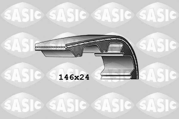 Sasic 1766064 - Зубчатый ремень ГРМ autospares.lv