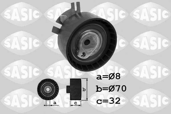 Sasic 1704020 - Натяжной ролик, зубчатый ремень ГРМ autospares.lv