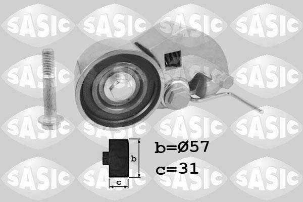 Sasic 1706064 - Натяжной ролик, зубчатый ремень ГРМ autospares.lv