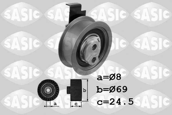 Sasic 1706075 - Натяжной ролик, зубчатый ремень ГРМ autospares.lv