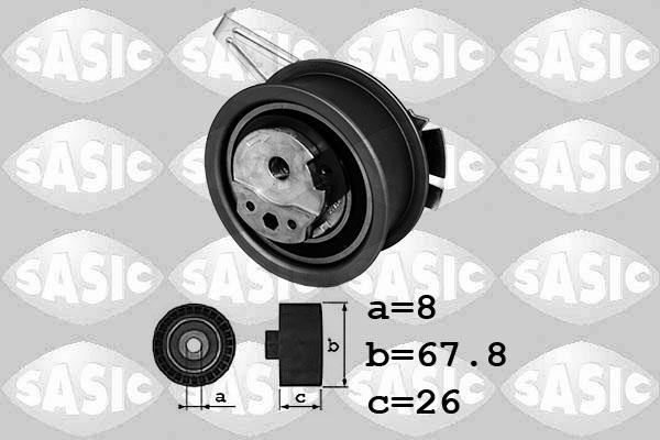 Sasic 1706107 - Натяжной ролик, зубчатый ремень ГРМ autospares.lv