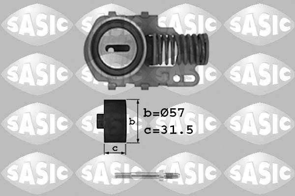 Sasic 1700006 - Натяжной ролик, зубчатый ремень ГРМ autospares.lv