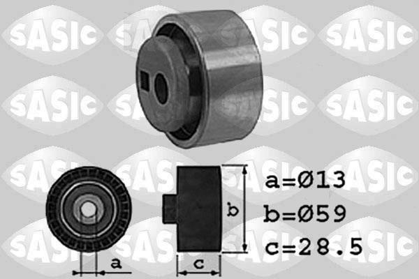 Sasic 1700001 - Натяжной ролик, зубчатый ремень ГРМ autospares.lv