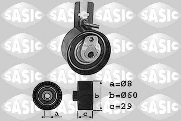 Sasic 1700013 - Натяжной ролик, зубчатый ремень ГРМ autospares.lv