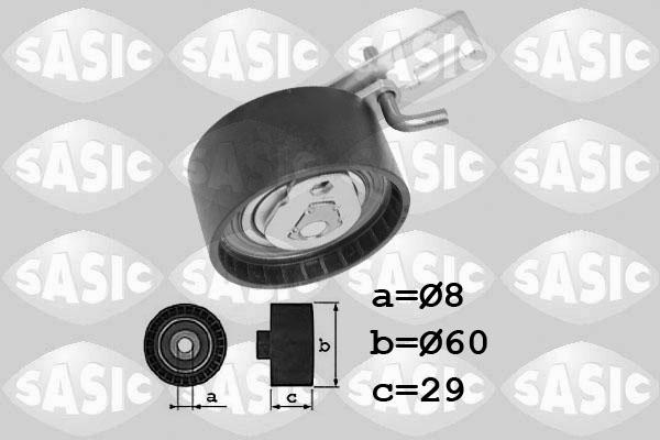 Sasic 1700038 - Натяжной ролик, зубчатый ремень ГРМ autospares.lv