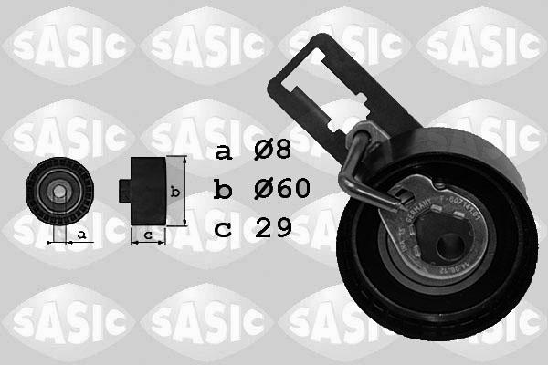 Sasic 1700027 - Натяжной ролик, зубчатый ремень ГРМ autospares.lv