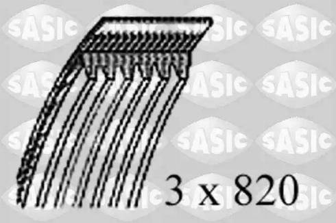 Sasic 1774005 - Поликлиновой ремень autospares.lv