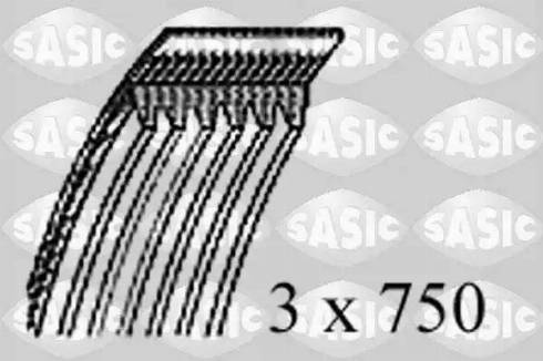 Sasic 1774002 - Поликлиновой ремень autospares.lv